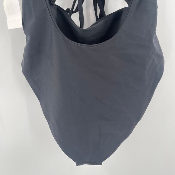 JADE SWIM Swimsuit Size Extra Small Cava One Piece Black NWT Cutout Beach - Picture 12 of 14